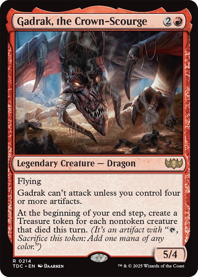 Gadrak, the Crown-Scourge #214 Magic Tarkir: Dragonstorm Commander