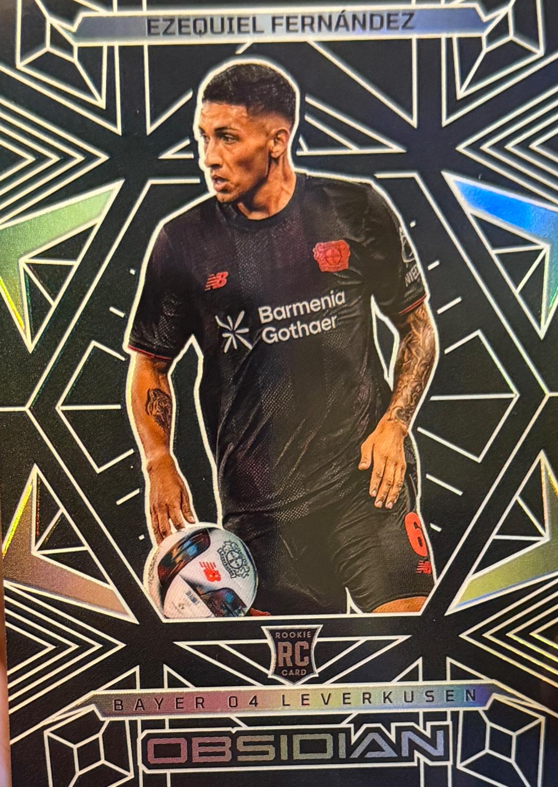 Ezequiel Fernandez #48 2025 Panini Obsidian Soccer