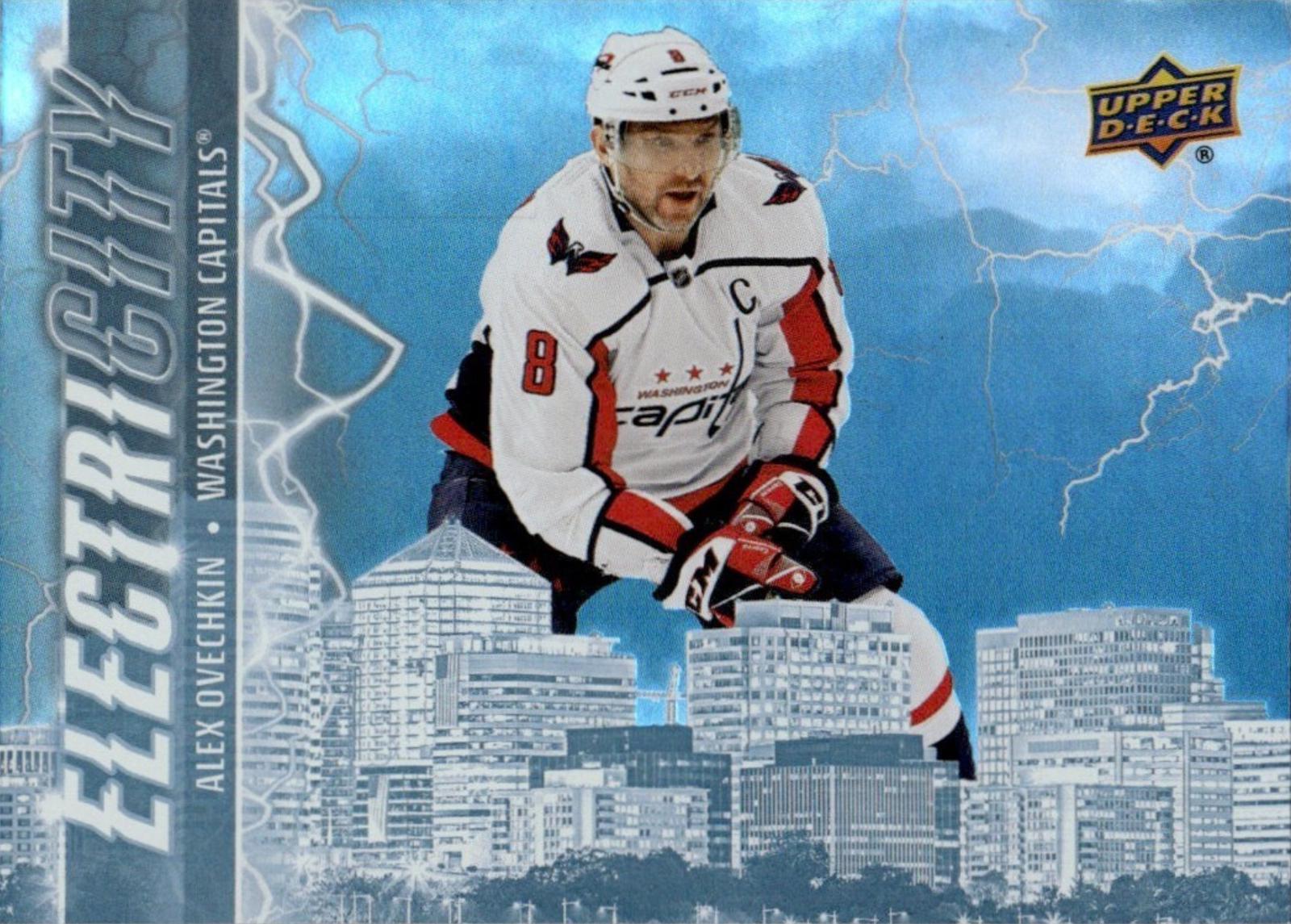 Alex Ovechkin #EC-16 Hockey Cards 2024 Upper Deck ElectriCITY