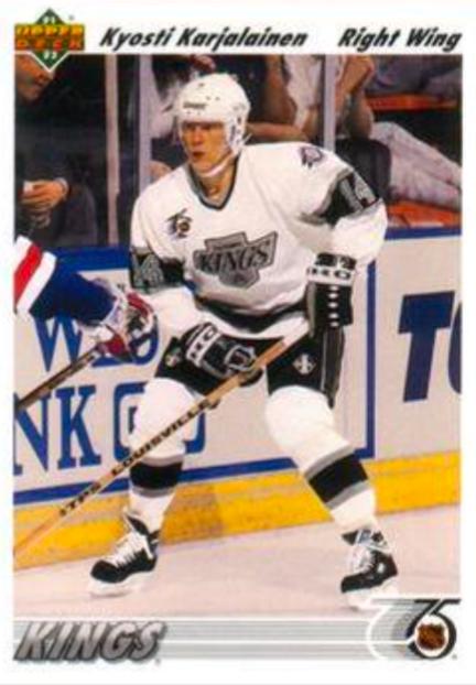 Kyosti Karjalainen #606 Hockey Cards 1991 Upper Deck