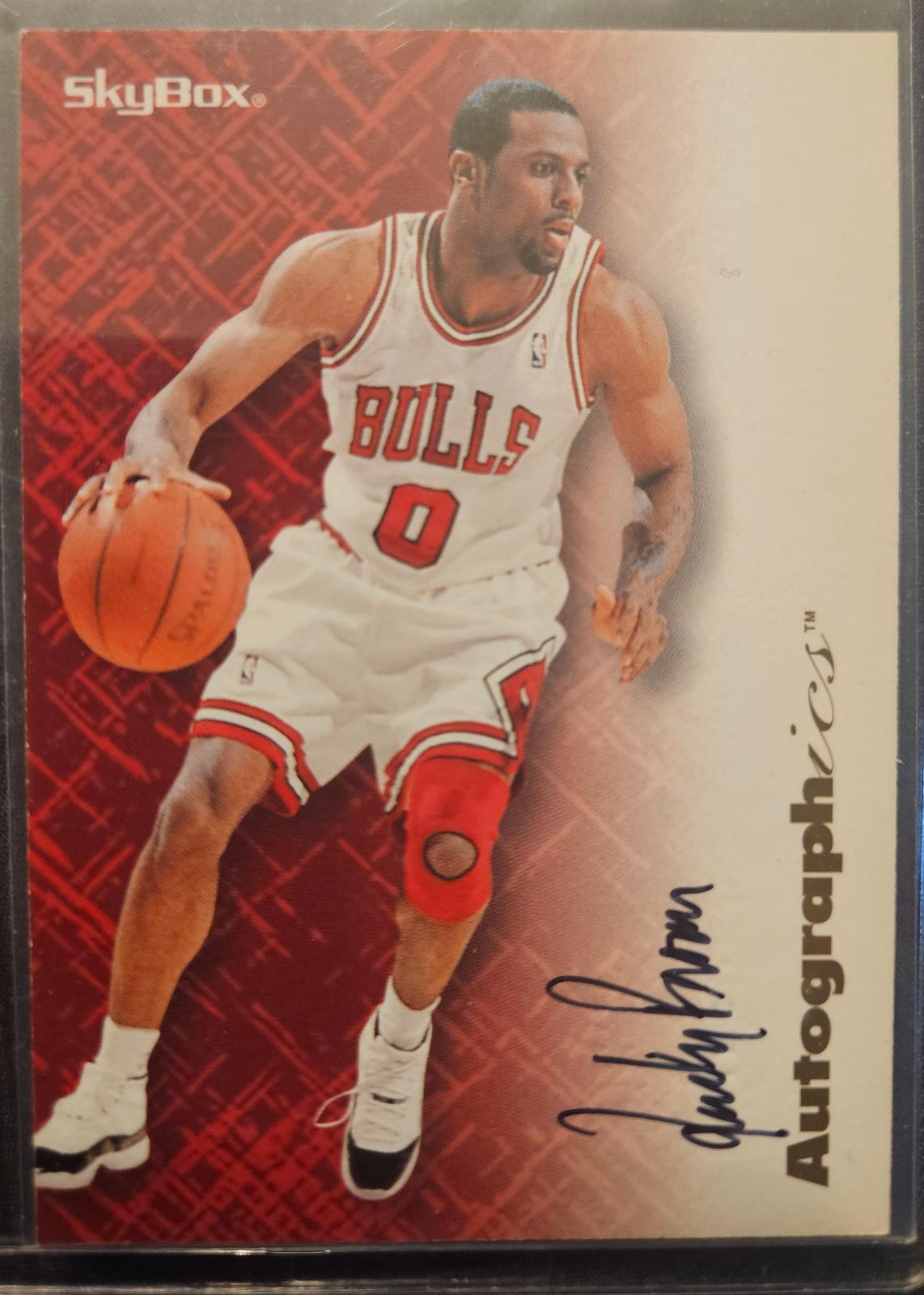 Randy Brown Basketball Cards 1996 Skybox Premium Autographics