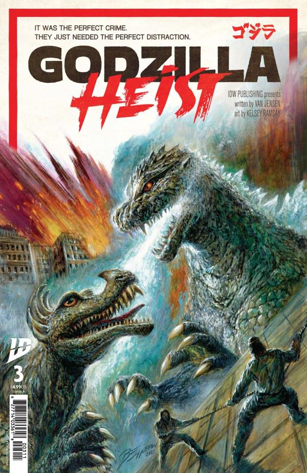 Godzilla: Heist #3 (2025) Comic Books Godzilla: Heist