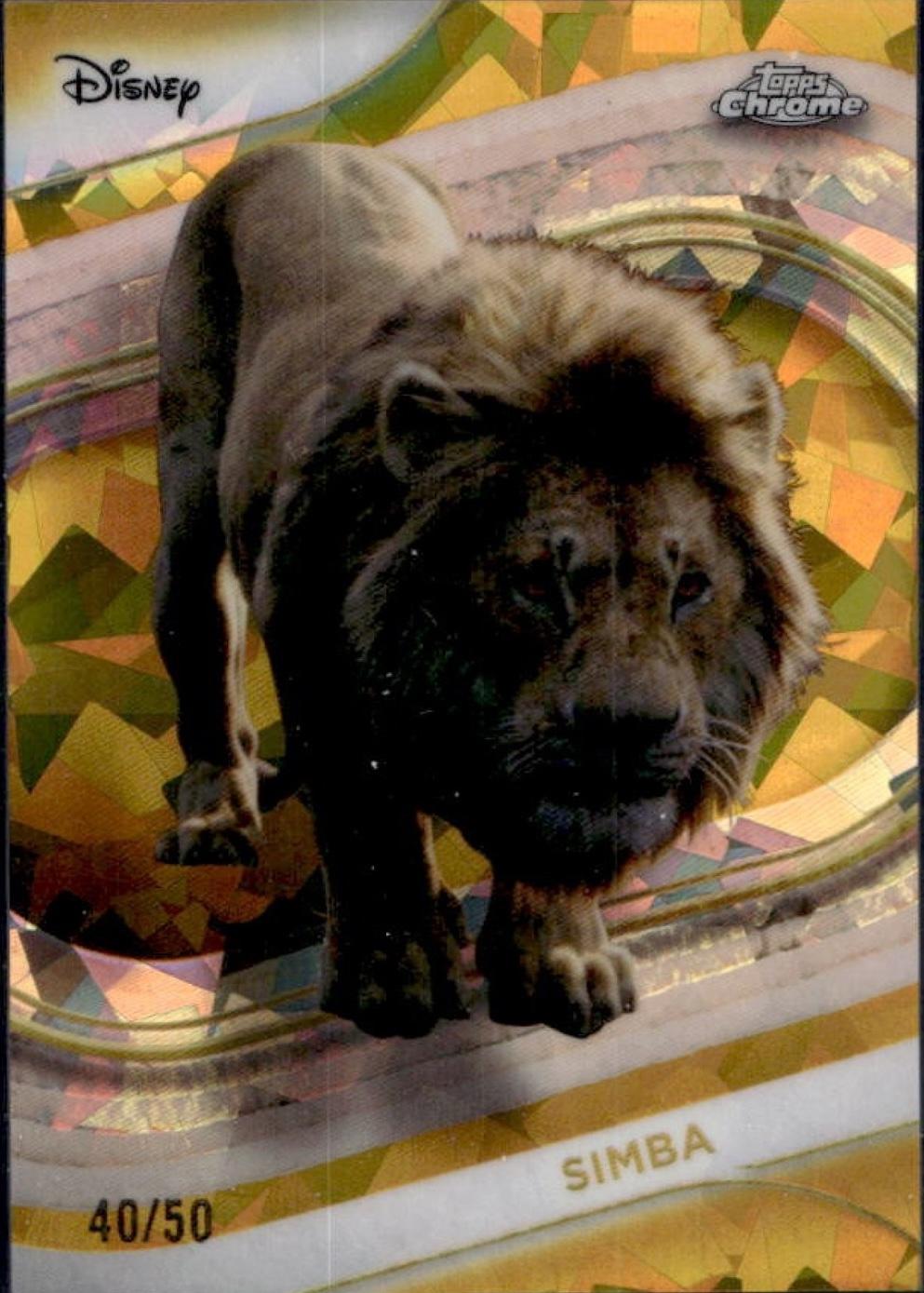 Simba [Gold Sapphire Refractor] #195 Prices | 2025 Topps Chrome Disney