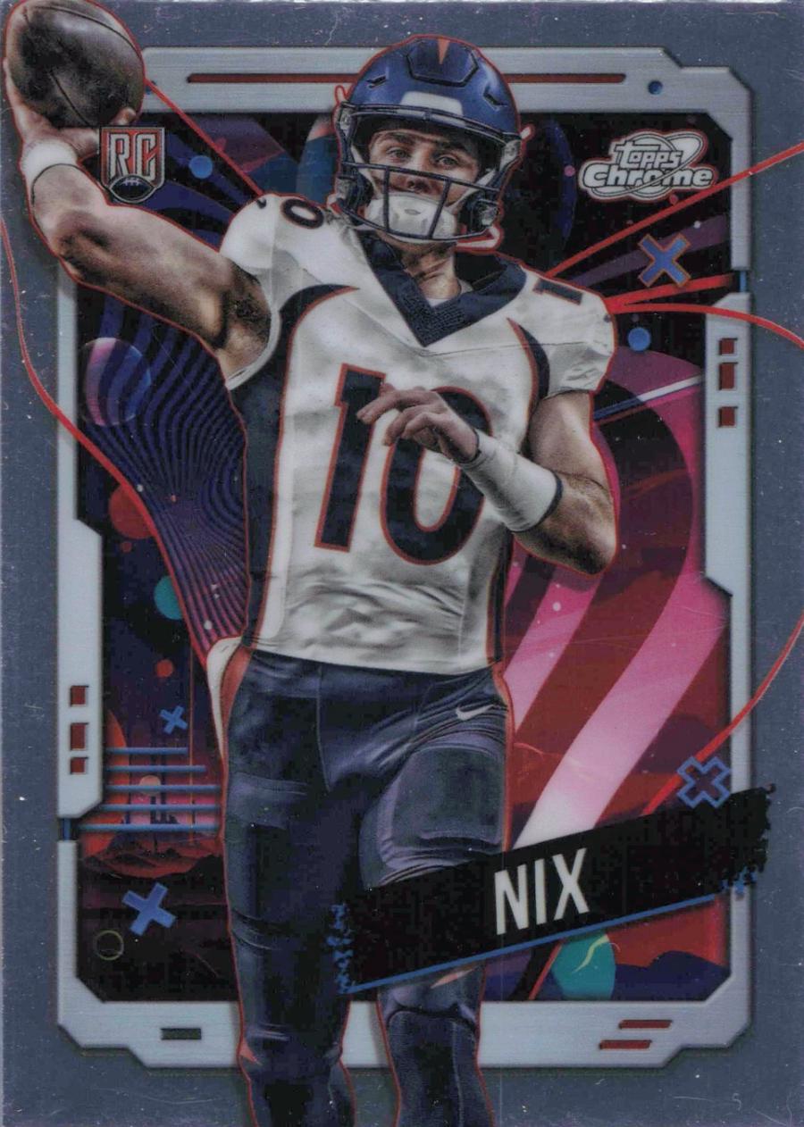 Bo Nix #127 Prices | 2024 Topps Cosmic Chrome | Football Cards