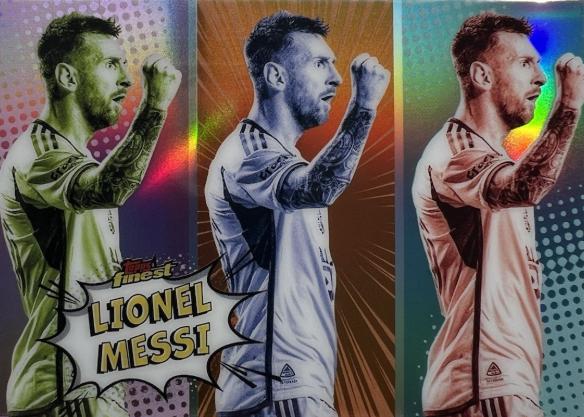 Lionel Messi #PA-16 Soccer Cards 2024 Topps Finest MLS Pop Art