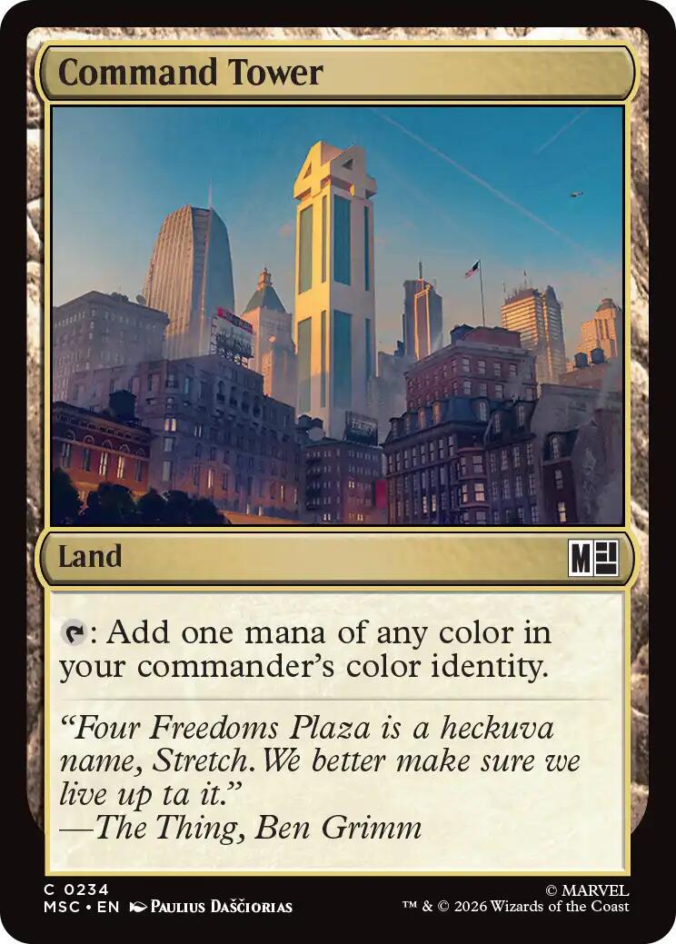 Command Tower condition prices