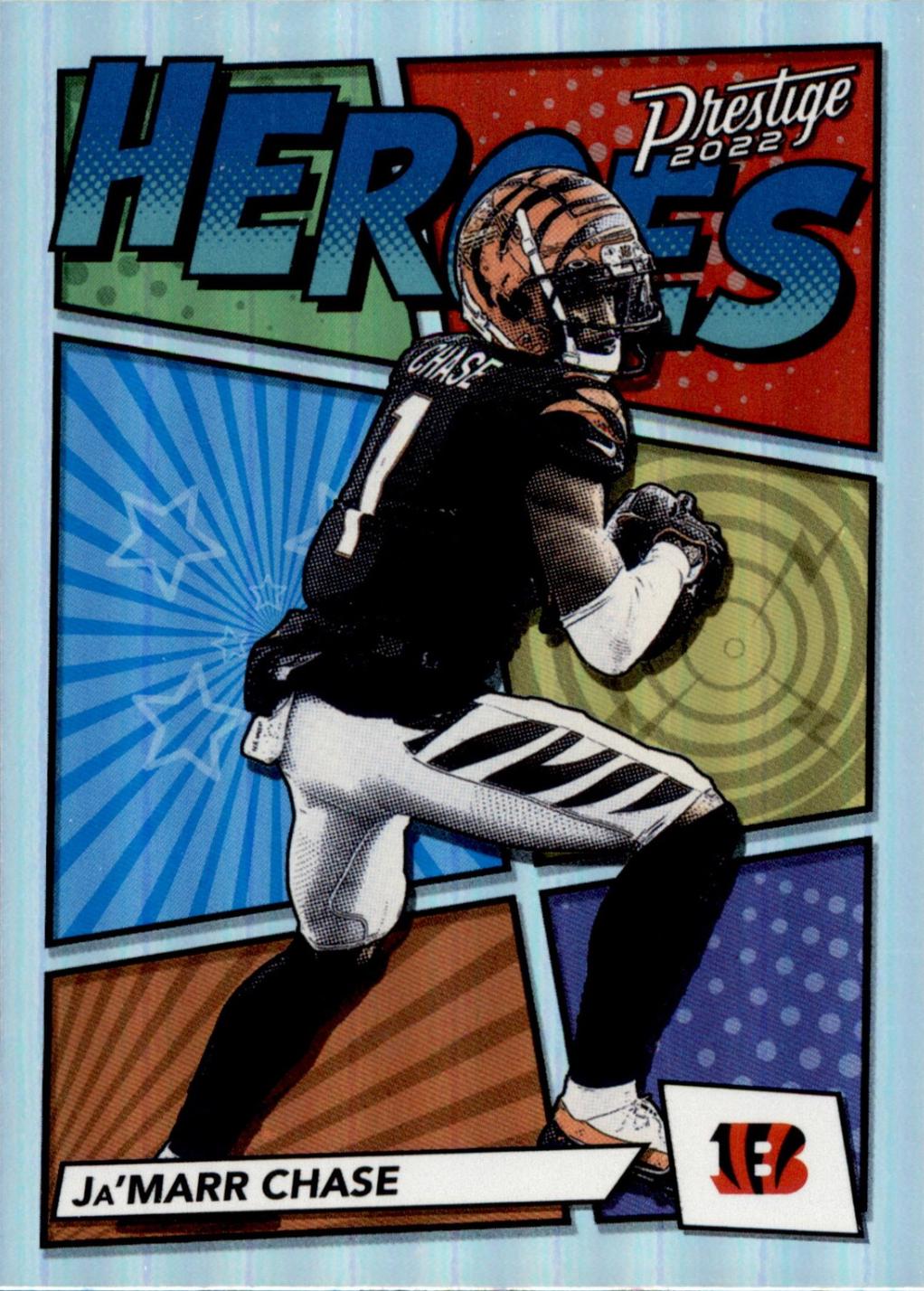 2022 Panini Prestige Heroes Ja'Marr Chase #H-14 card