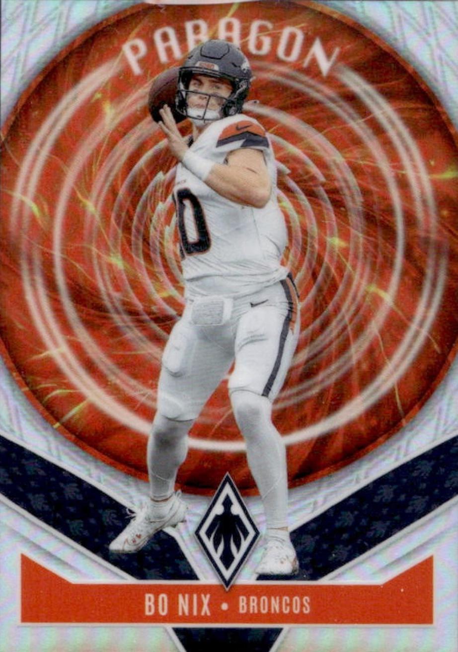 2025 Panini Phoenix Paragon Bo Nix #14 card