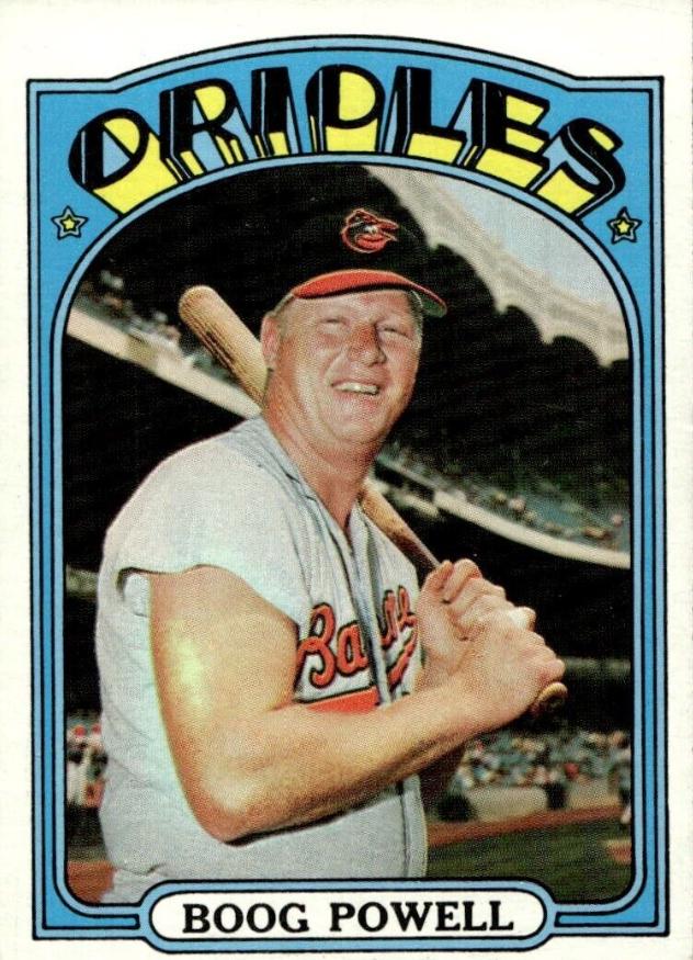 Boog Powell #250 1972 Topps Baseball