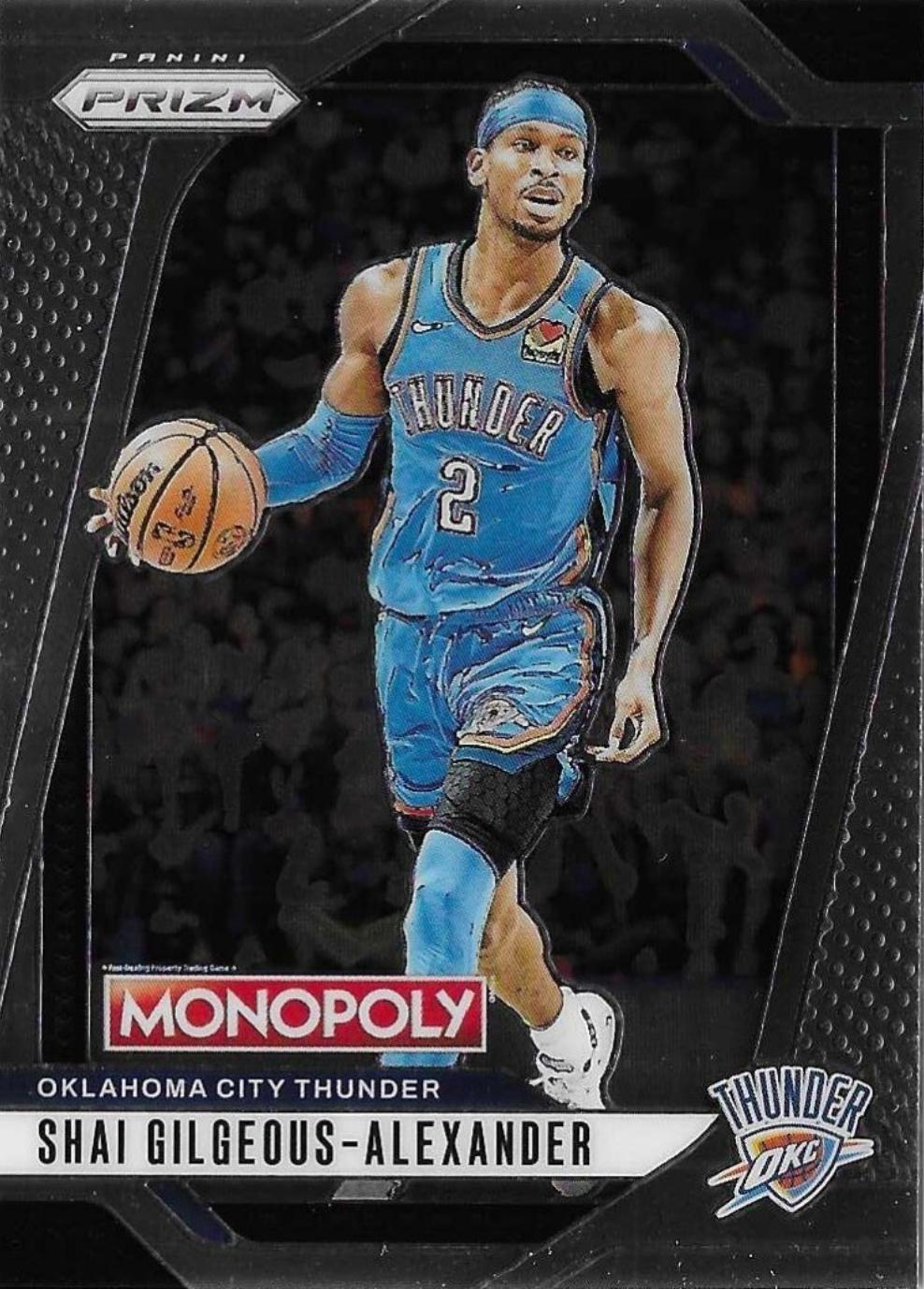 Shai Gilgeous-Alexander #79 Basketball Cards 2024 Panini Prizm Monopoly