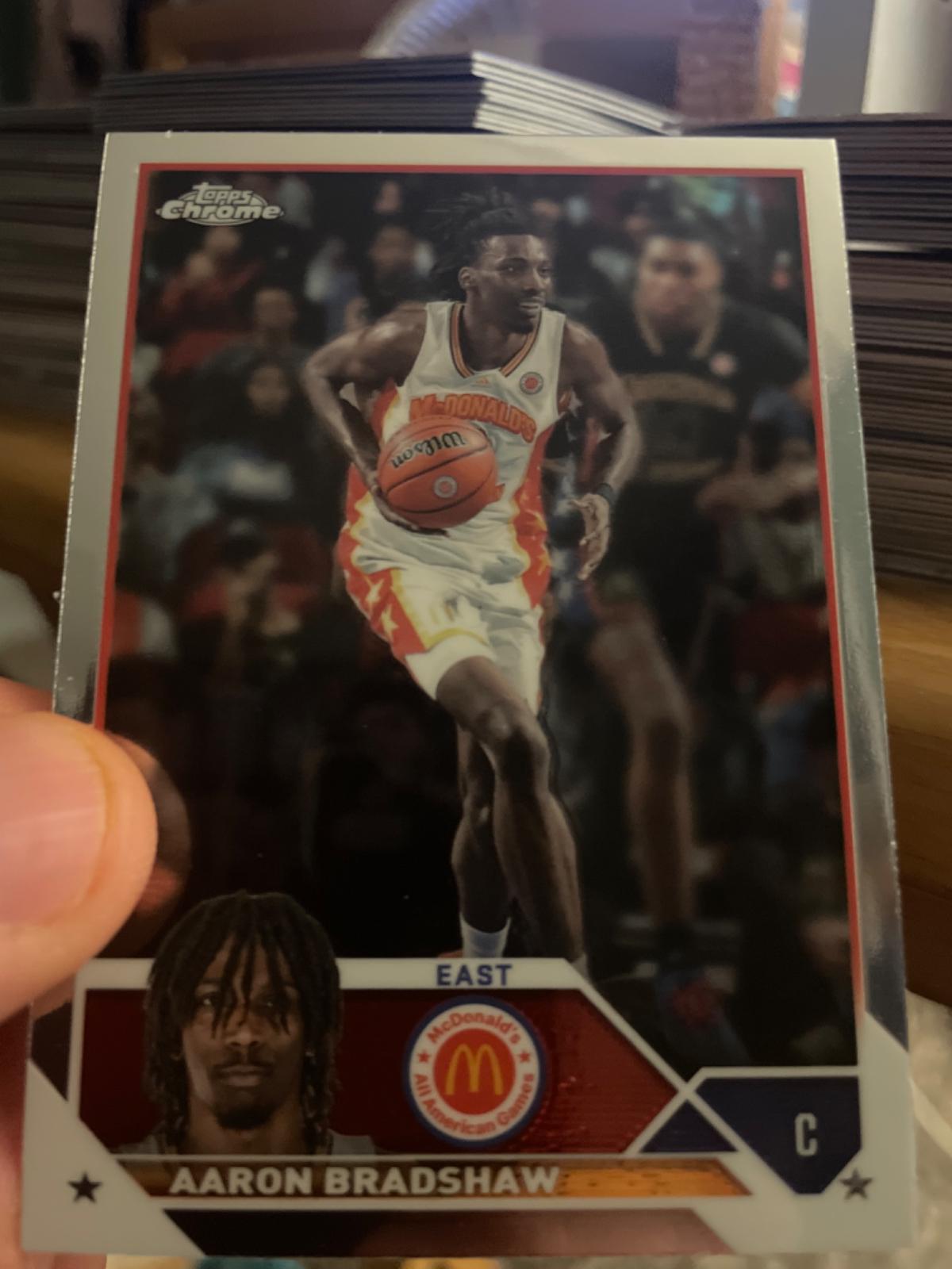 Aaron Bradshaw #2 Basketball Cards 2023 Topps Chrome McDonald's All American