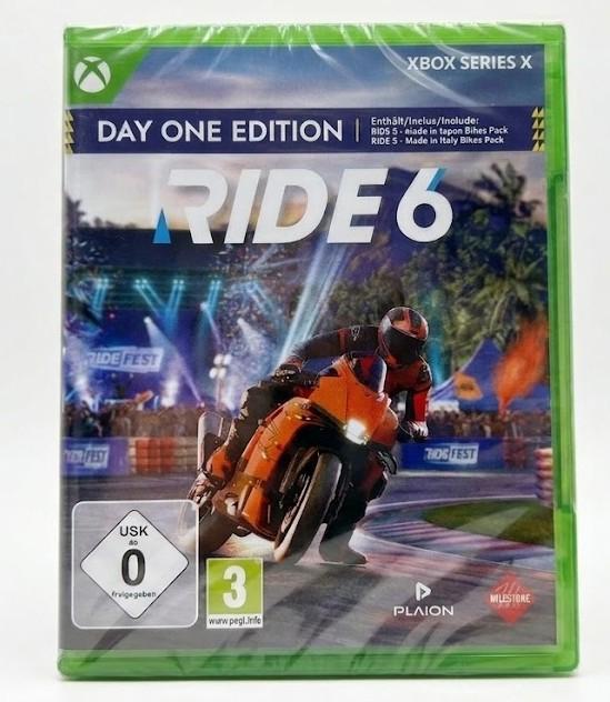 Carátula de Ride 6 Day One Edition para Xbox Series X (edición PAL España)