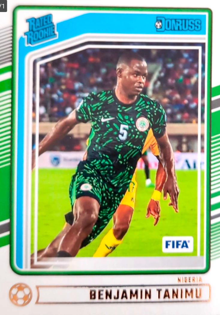 Benjamin Tanimu #178 Soccer Cards 2024 Panini Donruss
