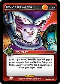 Red Observation R144 Dragon Ball Z Premier Set