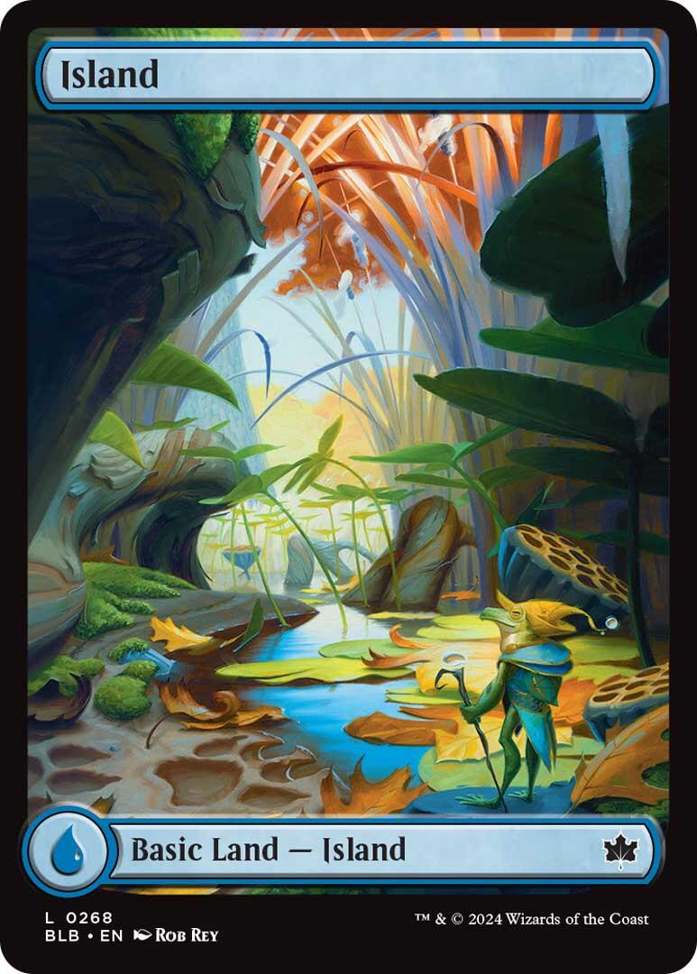Island #268 Magic Bloomburrow
