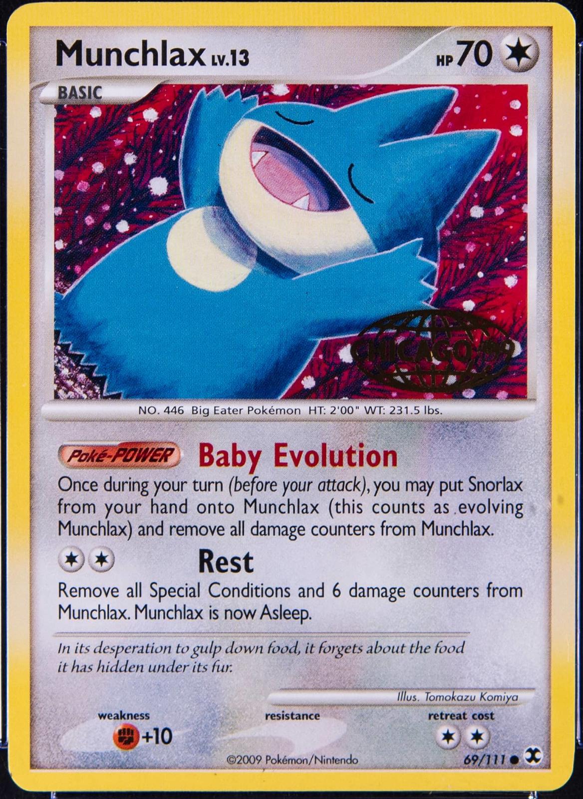 Muchlax [Chicago Distributor Meeting] #69 Prices | Pokemon Rising Rivals | Pokemon  Cards