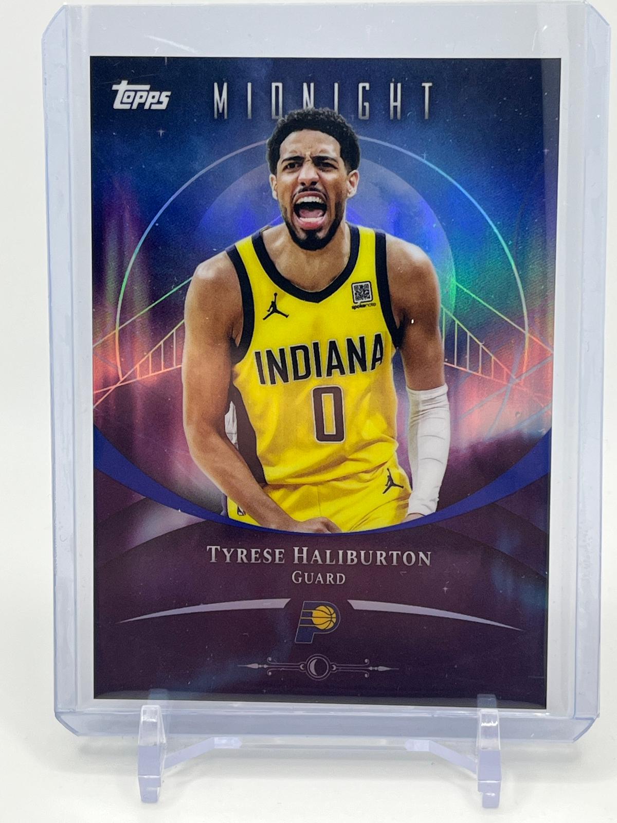 Tyrese Haliburton #15 Prices | 2025 Topps Midnight | Basketball Cards