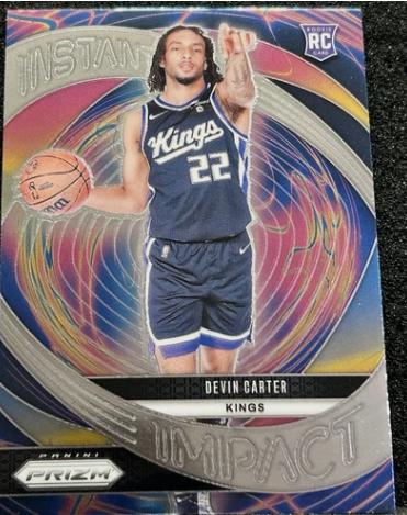 Devin Carter #23 Basketball Cards 2024 Panini Prizm Instant Impact