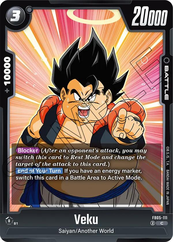 Veku FB05-111 Dragon Ball Fusion World New Adventure