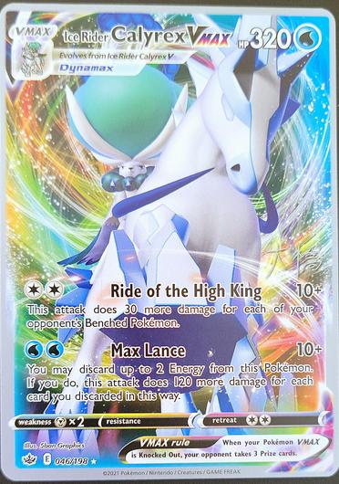 Ice Rider Calyrex VMAX #46 Cover Art