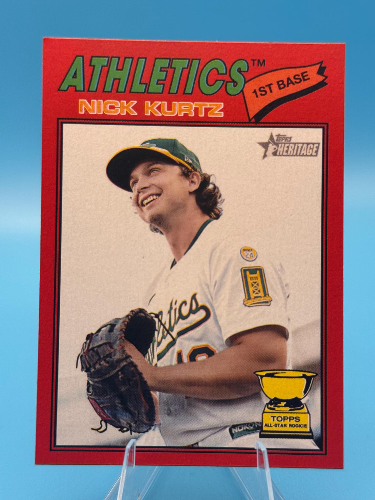 t*s様 劇レア　THE ROUGHNECKS STOP LOOK’N'LIST Nick Kurtz [Red Bordered] #275 Prices | 2026 Topps Heritage