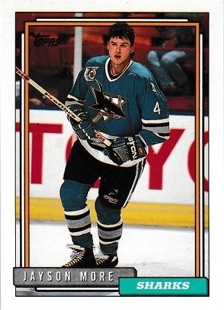 Jayson More #245 Hockey Cards 1992 Topps