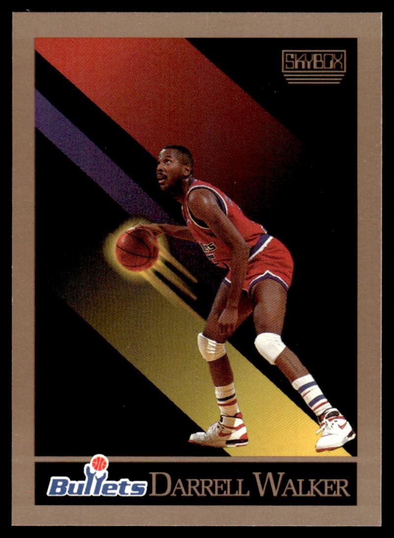 Darrell Walker #293 Basketball Cards 1990 Skybox