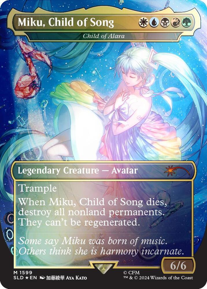 2024 Miku, Child Of Song - Child Of Alara [Rainbow Foil] #1599