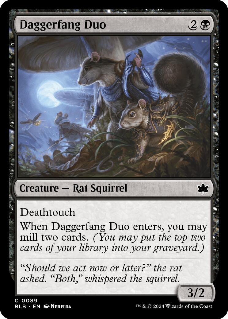 Daggerfang Duo #89 Magic Bloomburrow