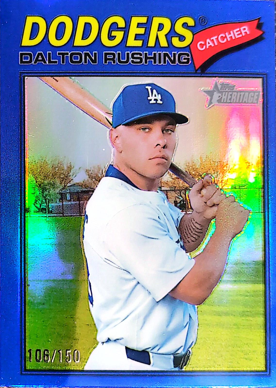 Dalton Rushing [Blue Bordered Chrome] #246