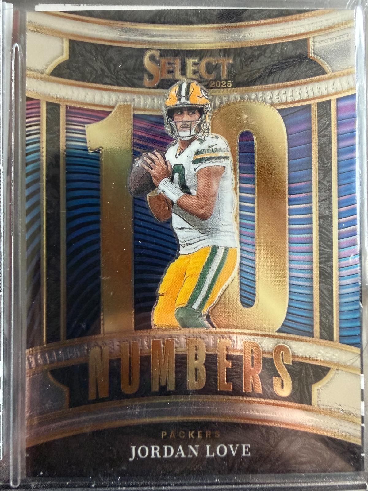 Jordan Love #7 Prices | 2025 Panini Select Numbers | Football Cards