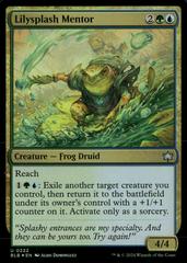 Lilysplash Mentor [Foil] #222