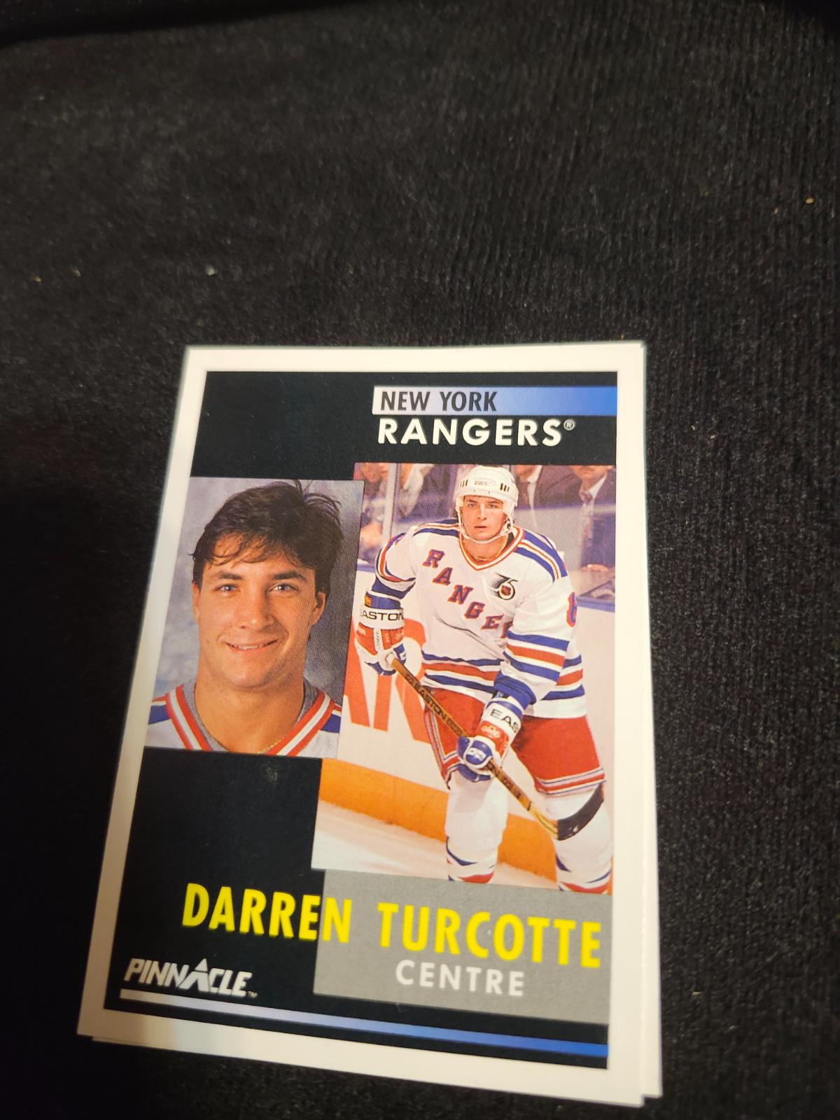 Darren Turcotte #47 Hockey Cards 1991 Pinnacle Canadian