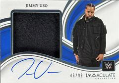 Jimmy Uso #PM-JMU Wrestling Cards 2023 Panini Immaculate WWE Premium Memorabilia Autograph Prices