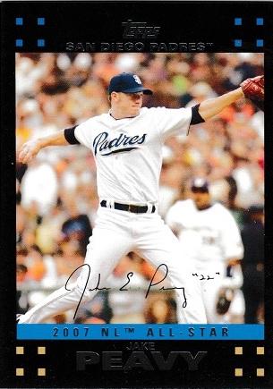 Jake Peavy #UH243 2007 Topps Updates & Highlights Baseball