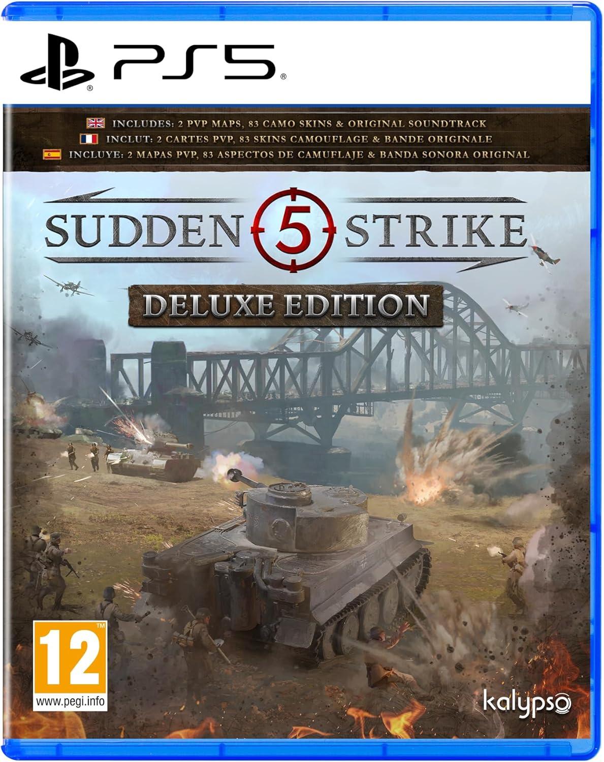 Carátula de Sudden Strike 5 Deluxe Edition para PS5 (edición PAL España)
