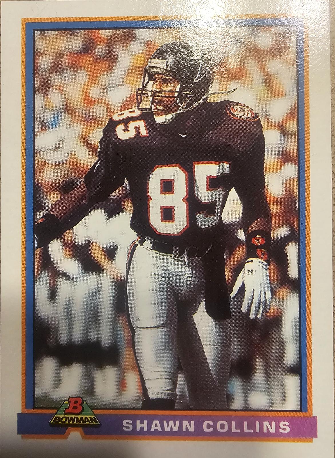 Shawn Collins #13 Football Cards 1991 Bowman