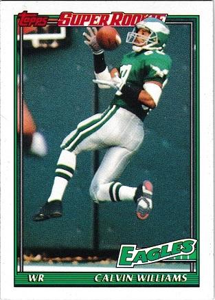 Calvin Williams #221 Football Cards 1991 Topps