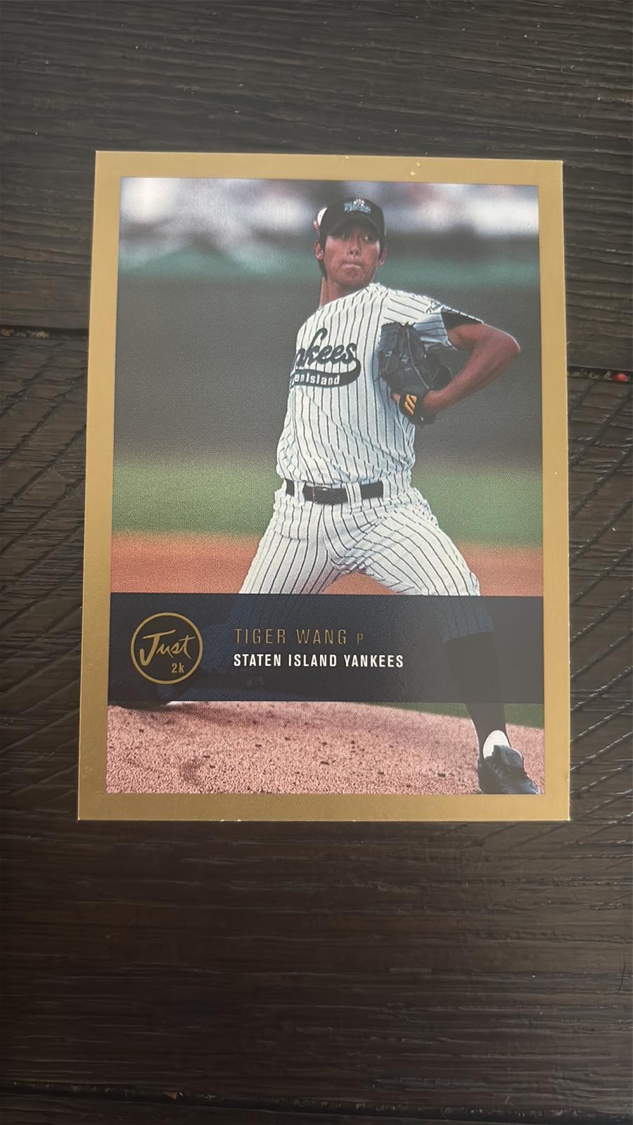 Tiger Wang #293 2000 Justifiable 2k Baseball