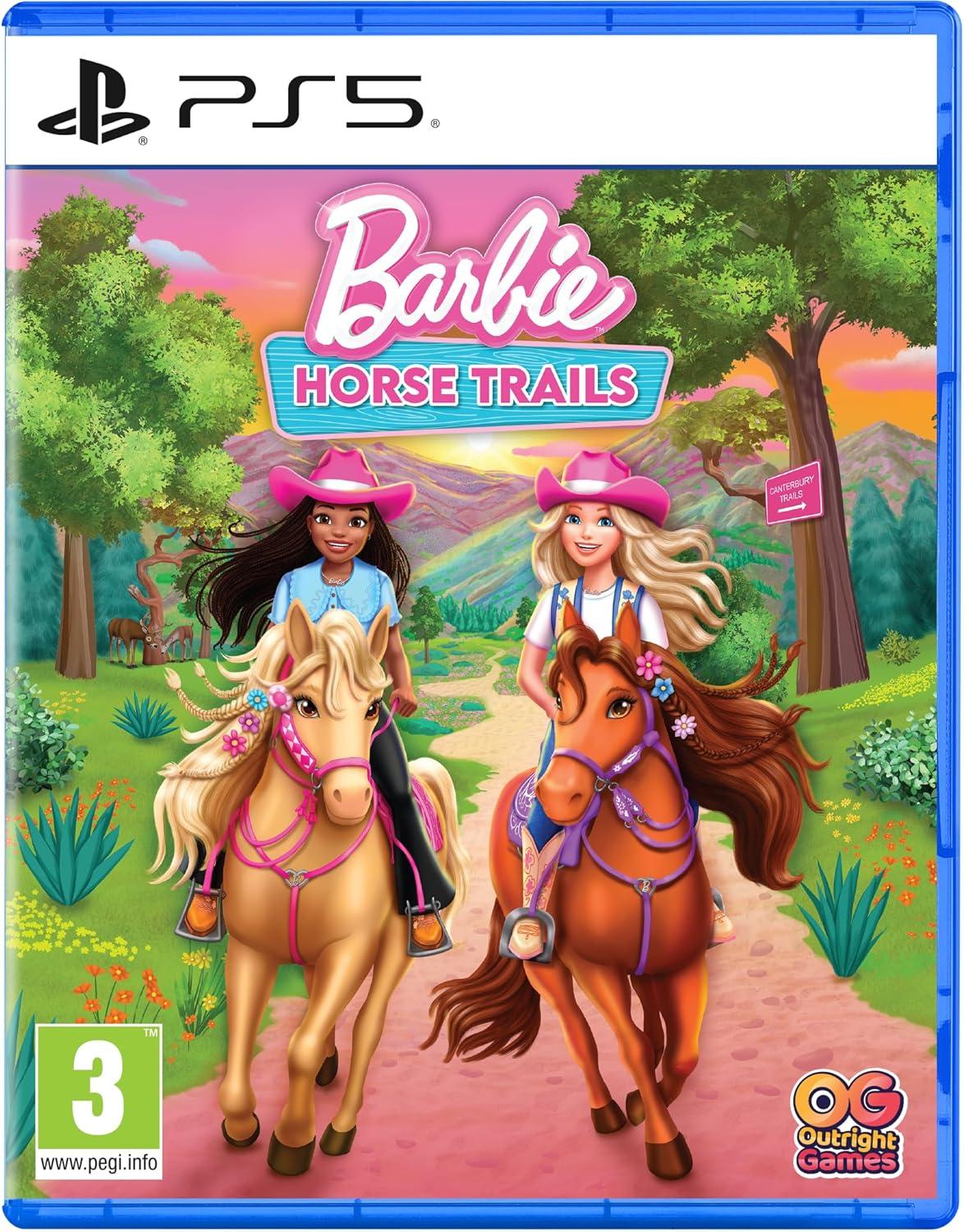 Carátula de Barbie: Horse Trails para PS5 (edición PAL España)