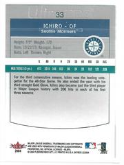 Back | Ichiro Baseball Cards 2004 SkyBox LE