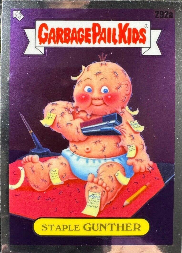 Garbage Collection Stapler Staple GUNTHER #292a Prices | 2024 Garbage Pail Kids Chrome | GPK Cards