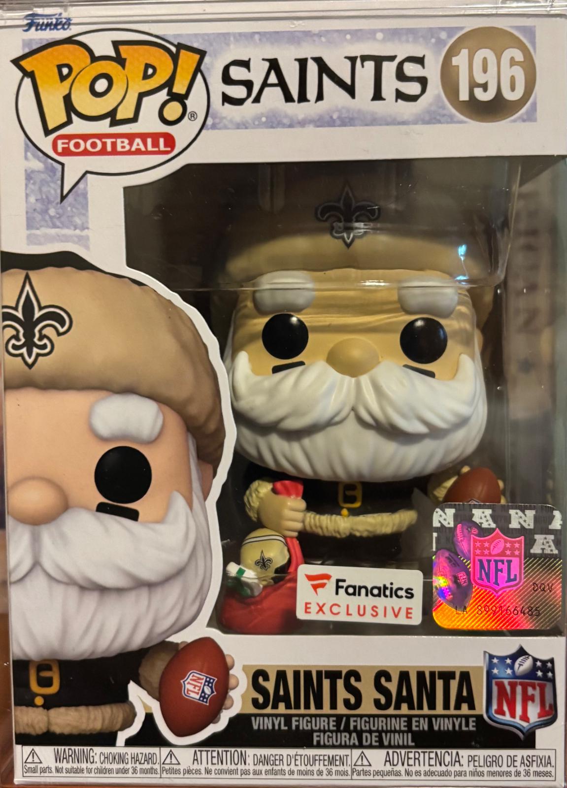 Saints Santa #196 Funko POP NFL