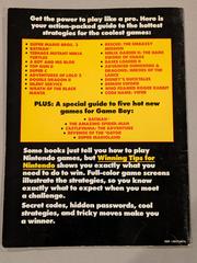 Back Cover | Winning Tips for Nintendo Strategy Guide
