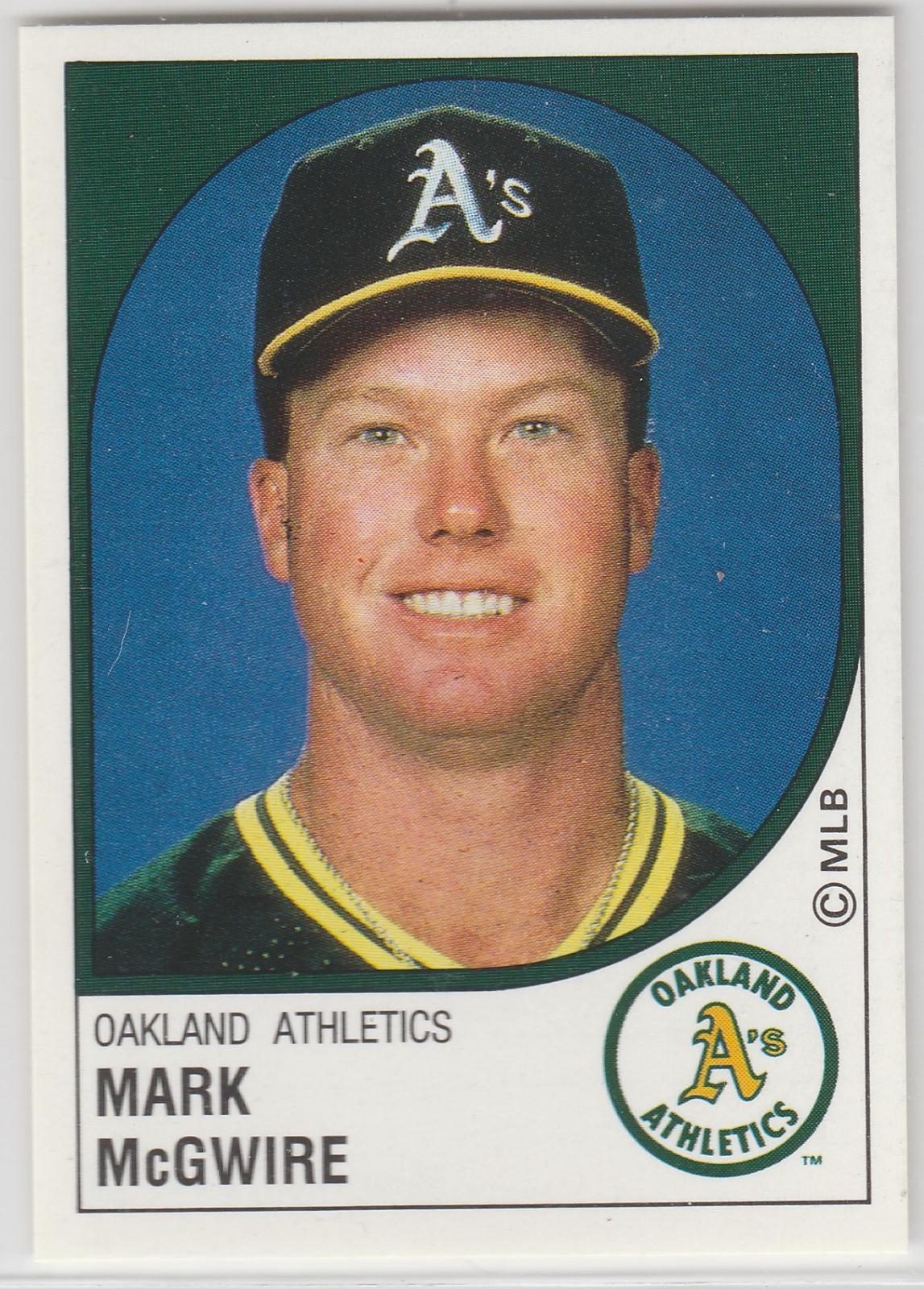 Mark McGwire #167 Baseball Cards 1988 Panini Stickers