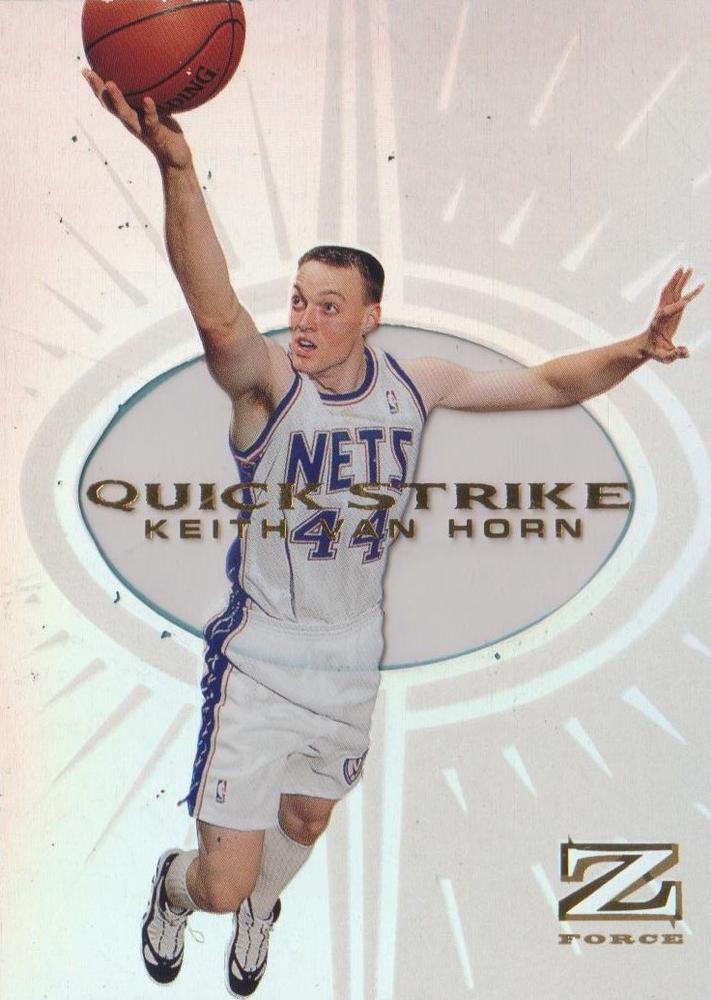 Keith Van Horn #10 1997 Skybox Z Force Quick Strike Basketball