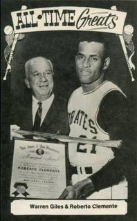 Warren Giles / Roberto Clemente