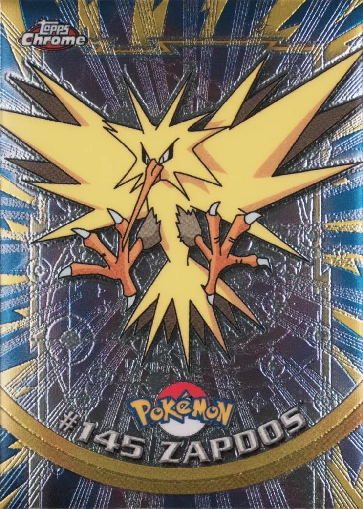 Zapdos #145 Pokemon 2000 Topps TV