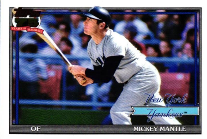 2026 Mickey Mantle #T91-48