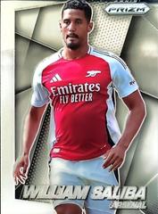 Carte Panini Score William Saliba Green Laser 2/5 - Édition 2023-24 - France / Arsenal